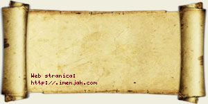 Večerinka Biočanin vizit kartica